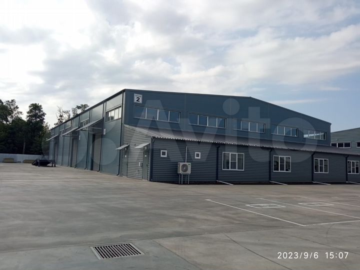 Склад тёплый 1450 м² + офисы 160 м²