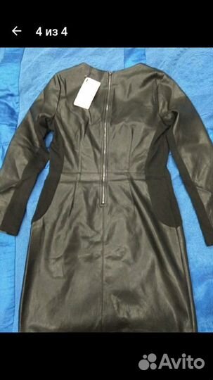 Платье кожа новое