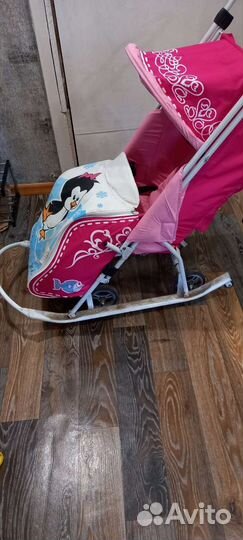 Санки-коляска