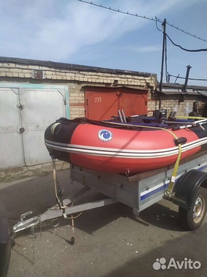 Продажа лодка с мотором +прицеп