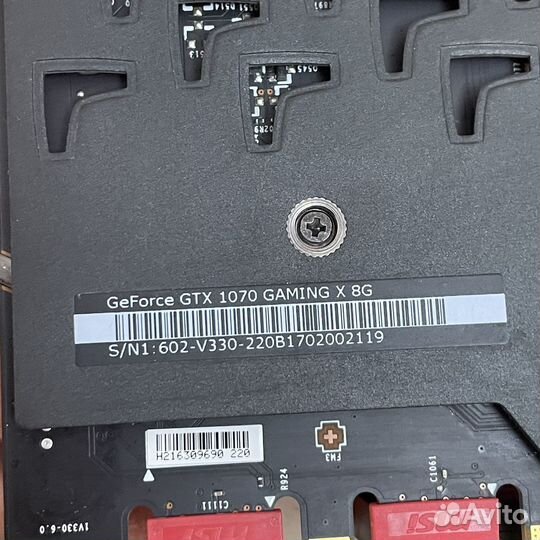 Видеокарта GTX 1070 Msi Gaming