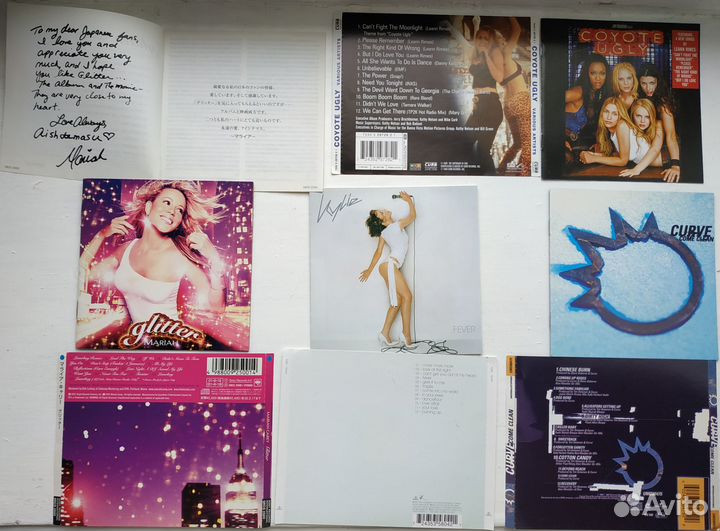 Kylie Minogue, Mariah Carey, Curve CD Japan Europe
