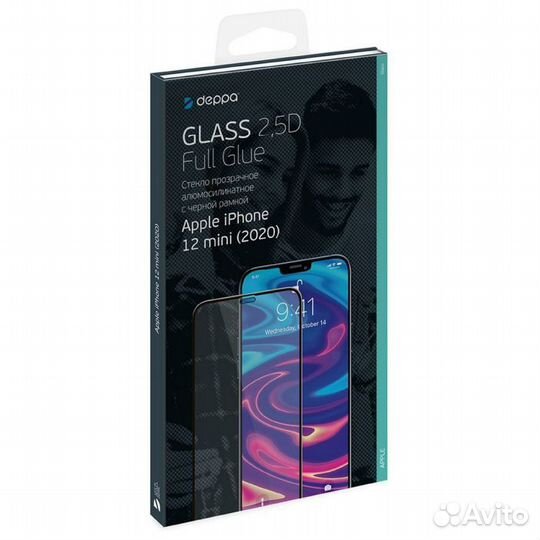 Защитное стекло Deppa 2,5D Full Glue для Apple iPh