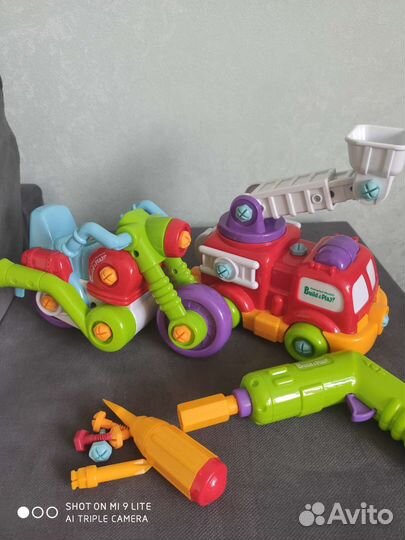 Build and play набор и шуруповёрт на батарейках