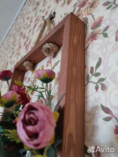 Ваза деревянная (кашпо)