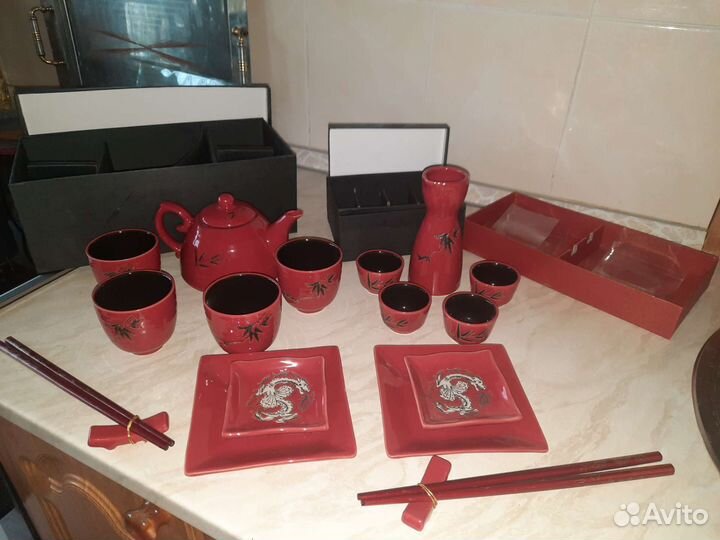 Подарочный набор для чая, саке, байцзю Китай новый