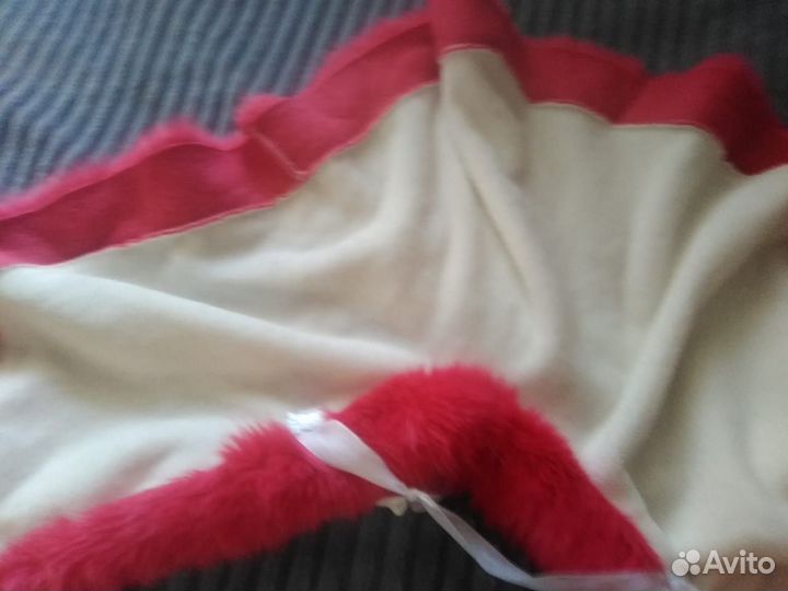 Меховая накидка-болеро детская