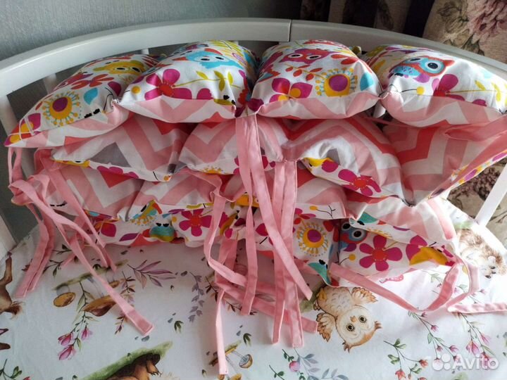 Бортики в детскую кроватку новые