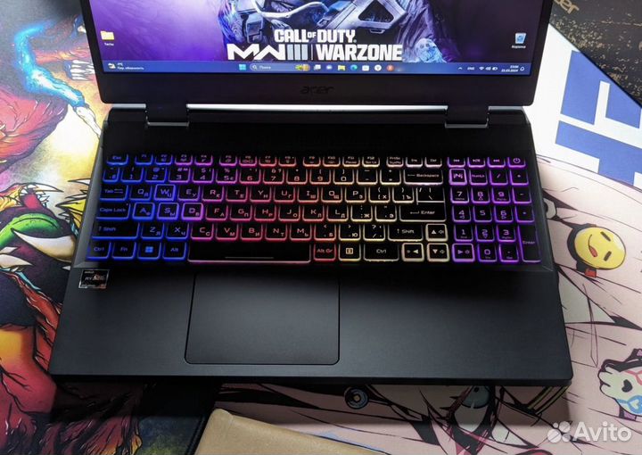 Новый игровой Acer R5 6600H/RTX 3070Ti/16/512