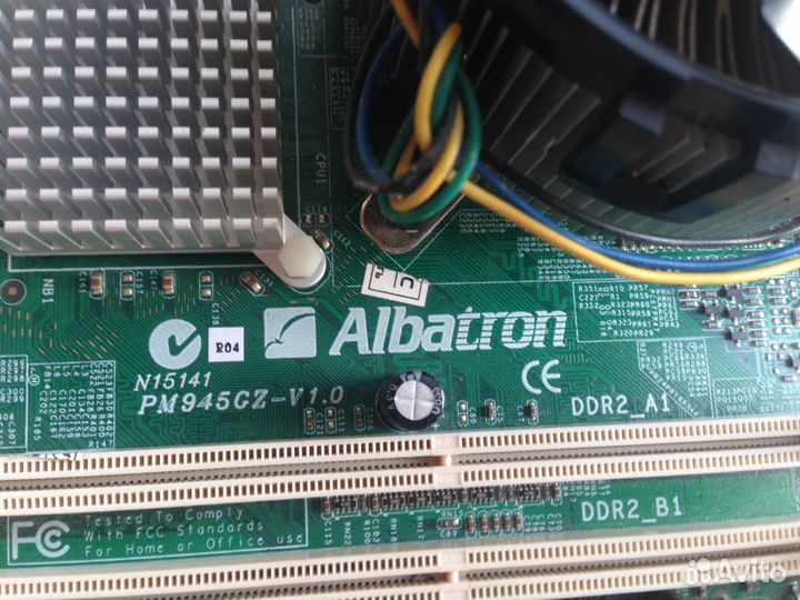 Материнская плата Albatron pm945gz с процессором