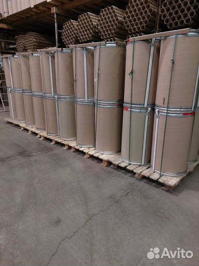 Бочка картонная 176л б/у, d-500мм, высота 900мм