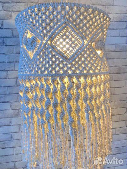 Абажур макраме