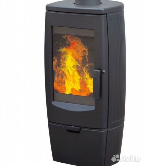 Печь gala, черная (plamen)