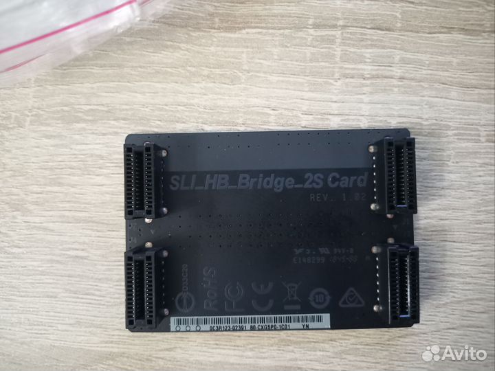 SLI мост ASRock SLI HB Bridge 2S Card