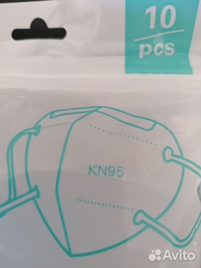 Маска респиратор KN95, упаковка 10 штук