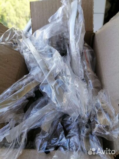 Мебельная ручка-скоба 96мм никель матовый