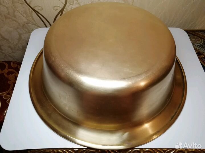 Таз медный, латунный СССР. клеймо