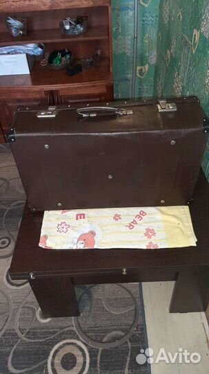 Винтажный чемодан ссср, фибровый