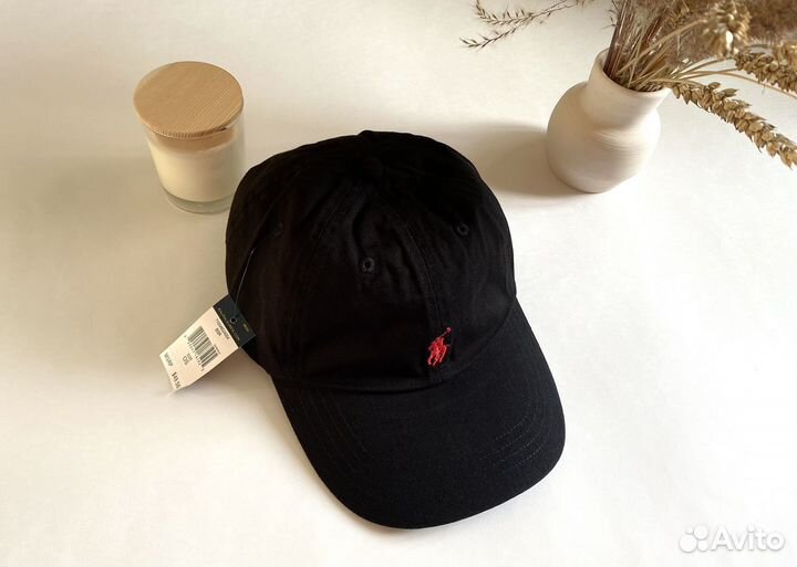 Polo ralph lauren кепка черная