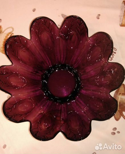 Большая фруктовница-конфетница, Красный Май