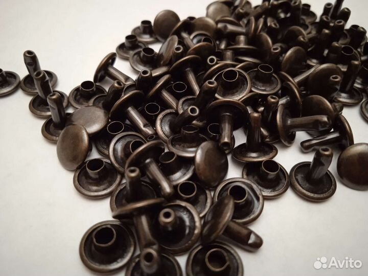 Хольнитены (заклёпки) двусторонние 9 мм,50 штук