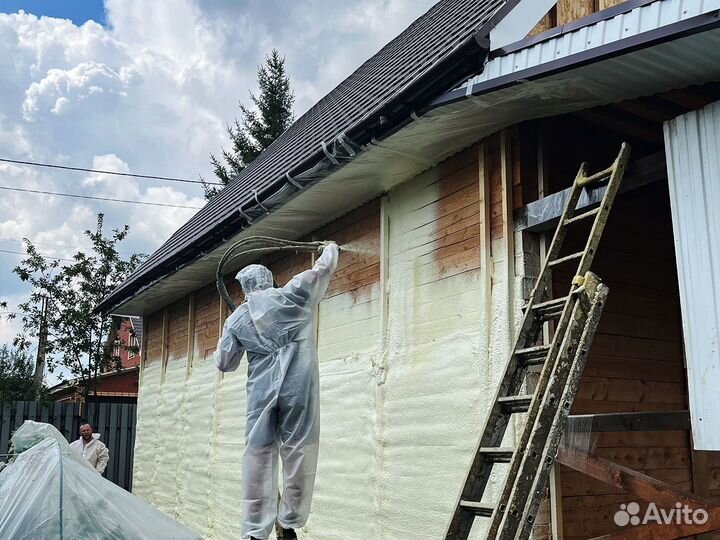 Утепление частных, жилых домов (фасады, стены)