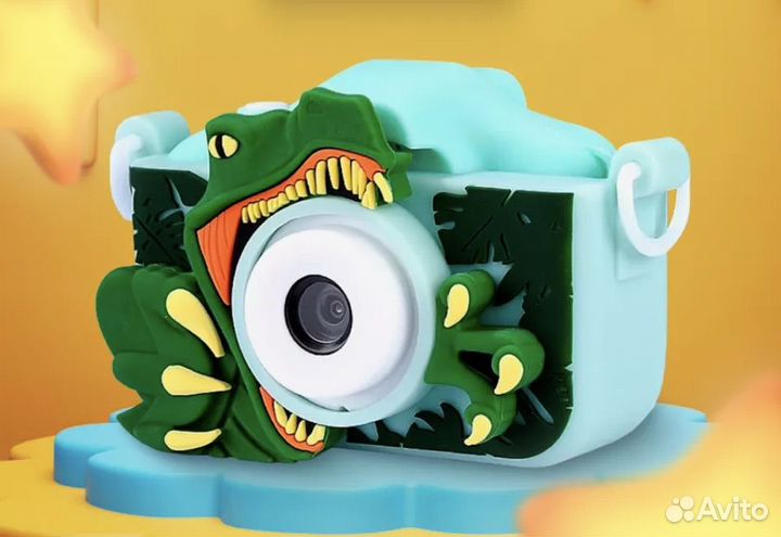 Детский цифровой фотоаппарат Динозавр
