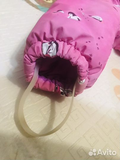 Зимний комбинезон для девочки 80