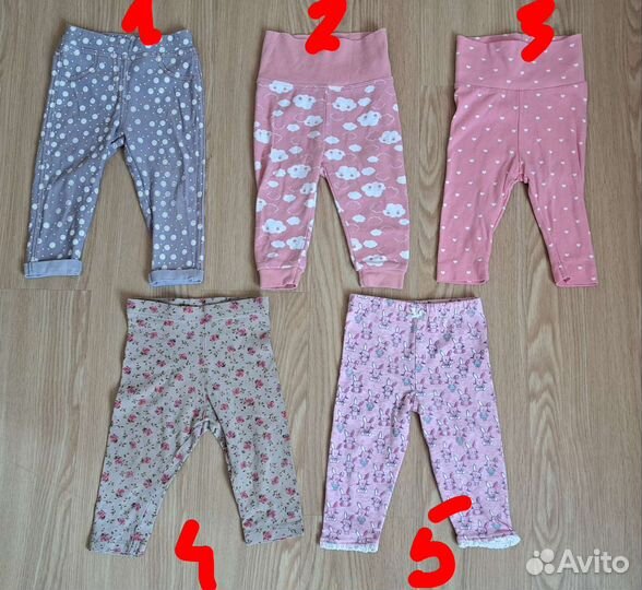 Детские вещи на девочку 62-74