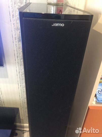 Колонки Jamo, ресивер pioneer
