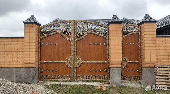 Кованые ворота
