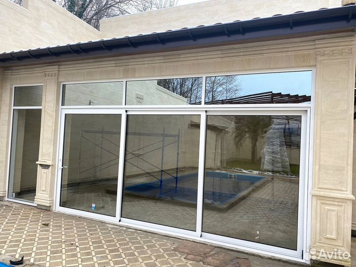 Фасадное остекление, витражи