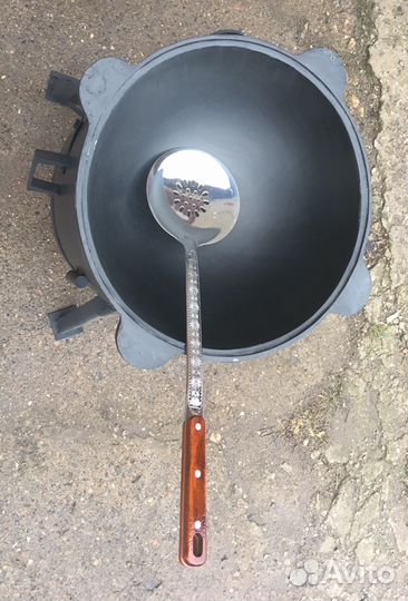 Казан 8 литров + Печь+ шумовка или половник