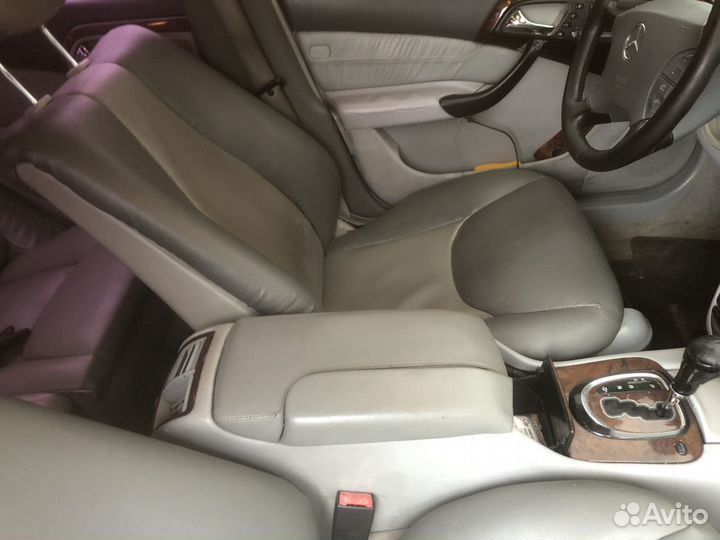 Салон кожаный серый Мерседес w220