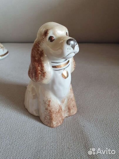 Фигурка спаниель фарфор