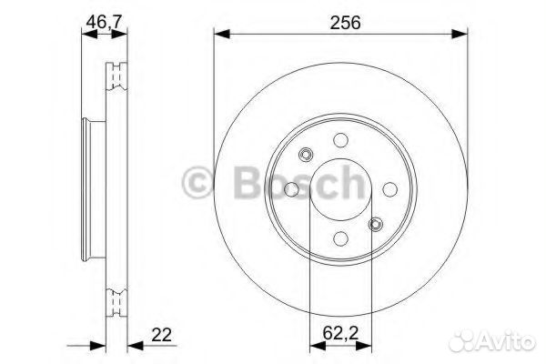 Тормозные диски Hyundai-KIA 51712-1G000 RIO 2