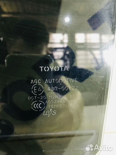 Стекло двери зад лев toyota land cruiser prado 150