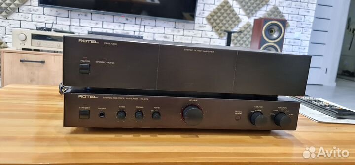 Rotel RB-970BX MkII и Rotel RC-972 + Видео