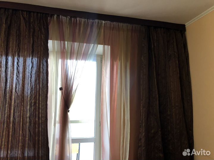 Покрывало со шторами и тюлью