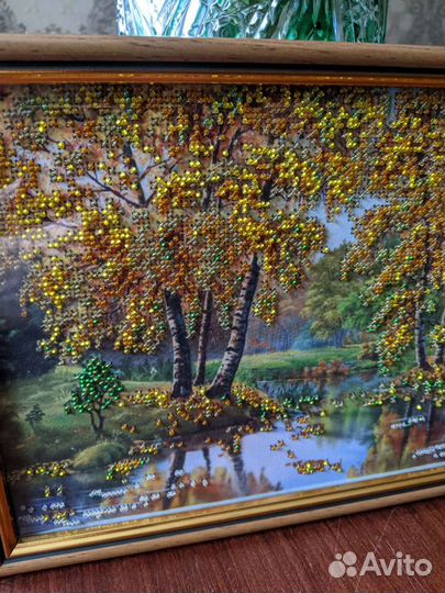 Картина бисер Золотая осень