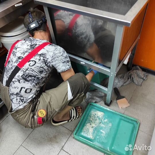 Прочистка канализации. Устранение засора в трубах