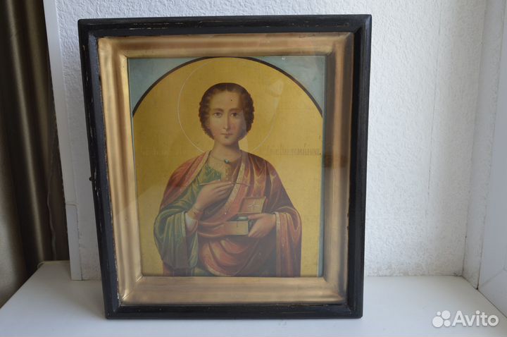 Икона Святой Великомученик Пантелеймон 19 в Афон