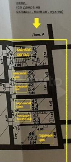 Кухня + мангал под доставку еды 83м2