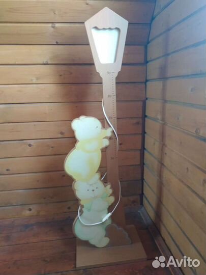 Ростомер детский со светильником