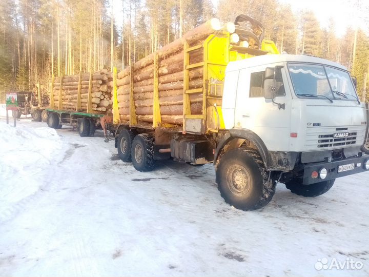 Аренда и услуги лесовоза с фишкой