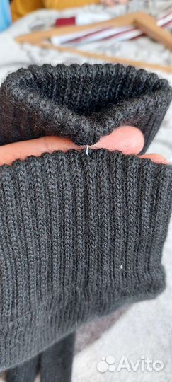 Перчатки вязаные мужские