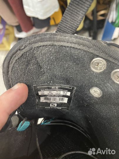 Сноубордические ботинки solomon hi fi
