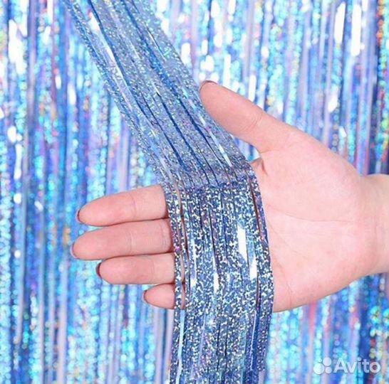 Дождик для фотозоны, занавес для фотозоны