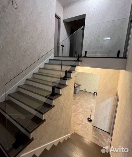 Ограждения для лестниц, стеклянные