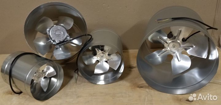 Круглый вентилятор на вытяжку и приток вк